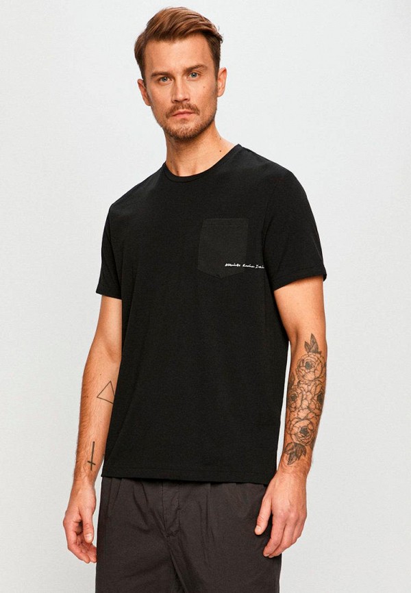 

Футболка AllSaints, Черный, SCRIPTURE SS CREW