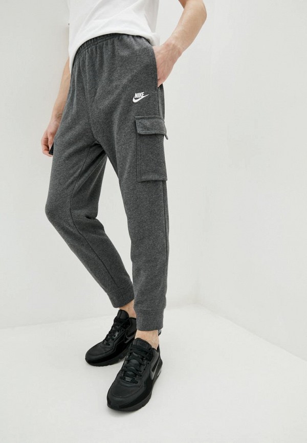

Брюки спортивные Nike, Серый, M NSW CLUB FT CARGO PANT