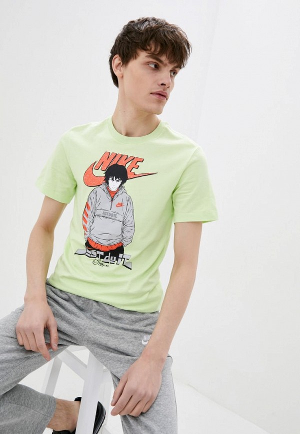 

Футболка Nike, Зеленый, Nike MP002XM1HKLH