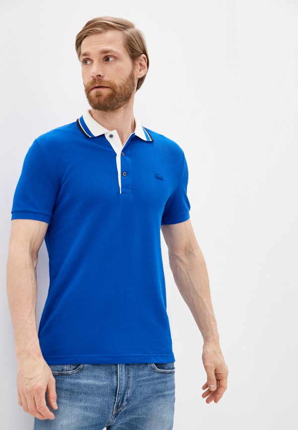 

Поло Lacoste, Синий