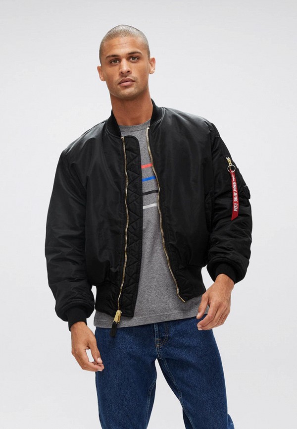 

Куртка утепленная Alpha Industries, Разноцветный, MA-1 Bllod Chit