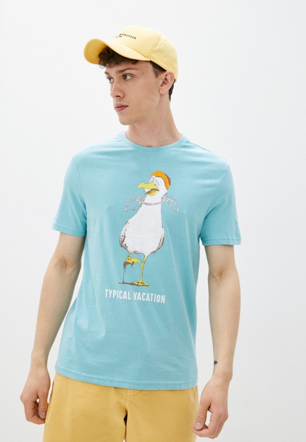 

Футболка Zolla, Бирюзовый