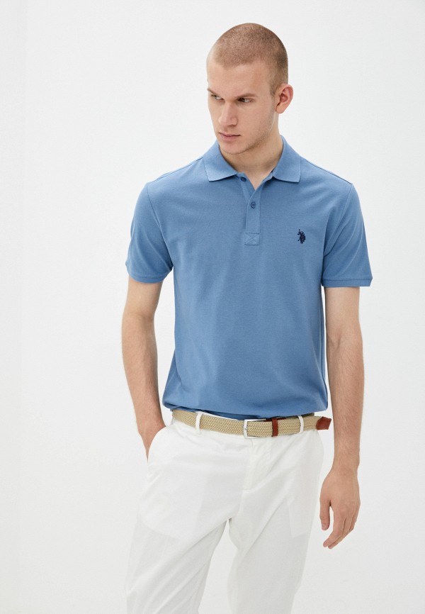 

Поло U.S. Polo Assn., Голубой