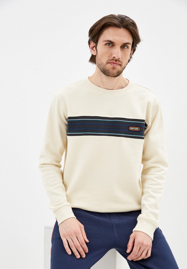 

Свитшот Rip Curl, Бежевый, SURF REVIVAL STRIPE CREW