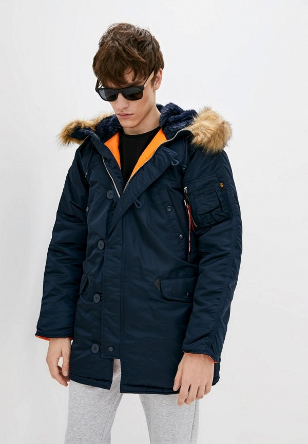 

Парка Alpha Industries, Синий