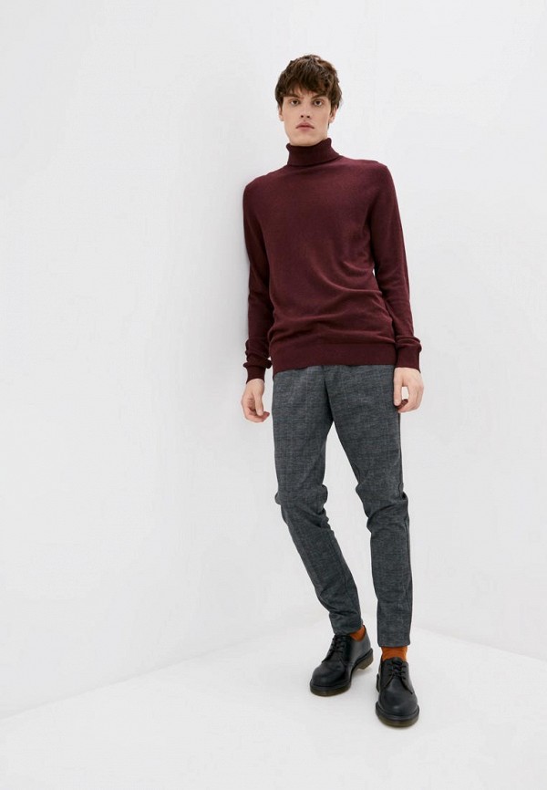 

Водолазка Jack & Jones, Бордовый, Jack & Jones MP002XM1HN9F