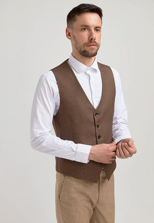 

Жилет Andreas Moskin, Коричневый, Andreas Moskin MP002XM1HNHG