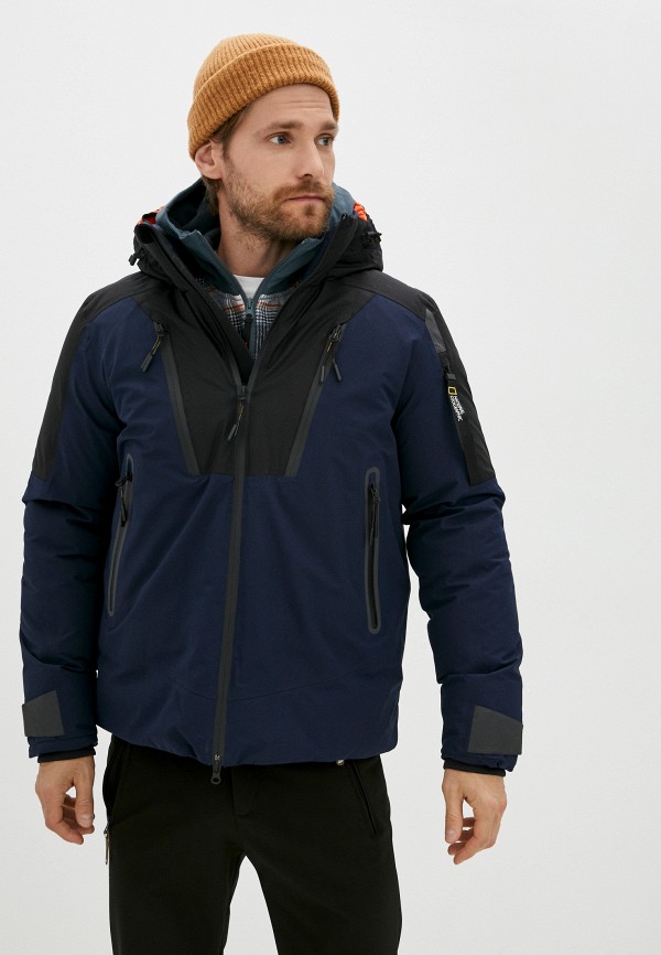 

Пуховик National Geographic, Синий, Iconic explorer jacket