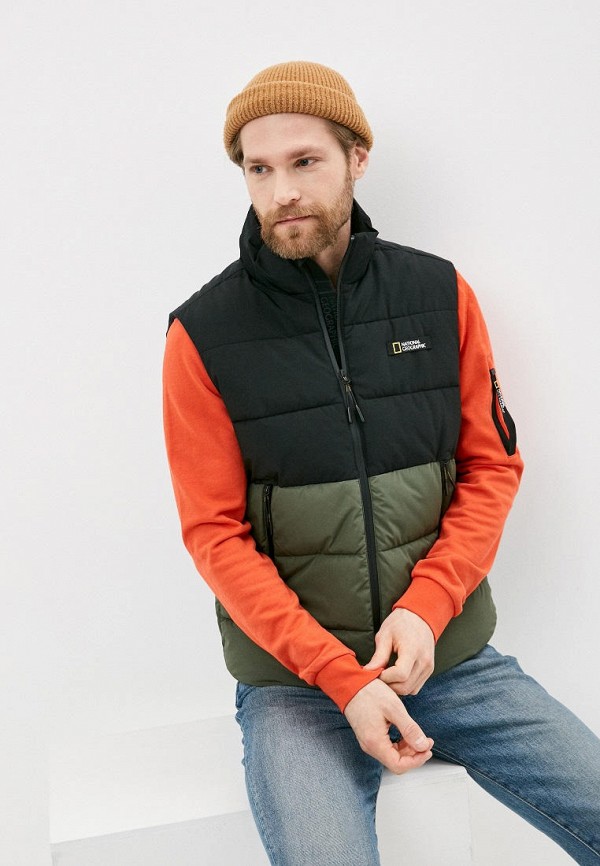 

Жилет утепленный National Geographic, Хаки, Re-developed vest