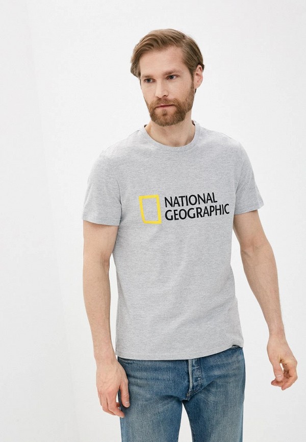 

Футболка National Geographic, Серый, Logo T-shirt