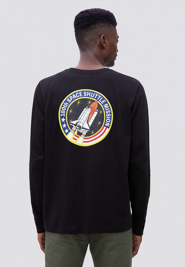 

Лонгслив Alpha Industries, Черный, Alpha Industries MP002XM1HP1X
