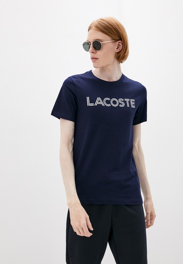 Футболка Lacoste цвет синий 