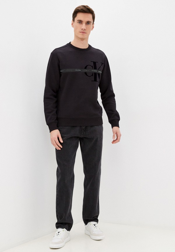 Свитшот Calvin Klein Jeans цвет черный  Фото 2