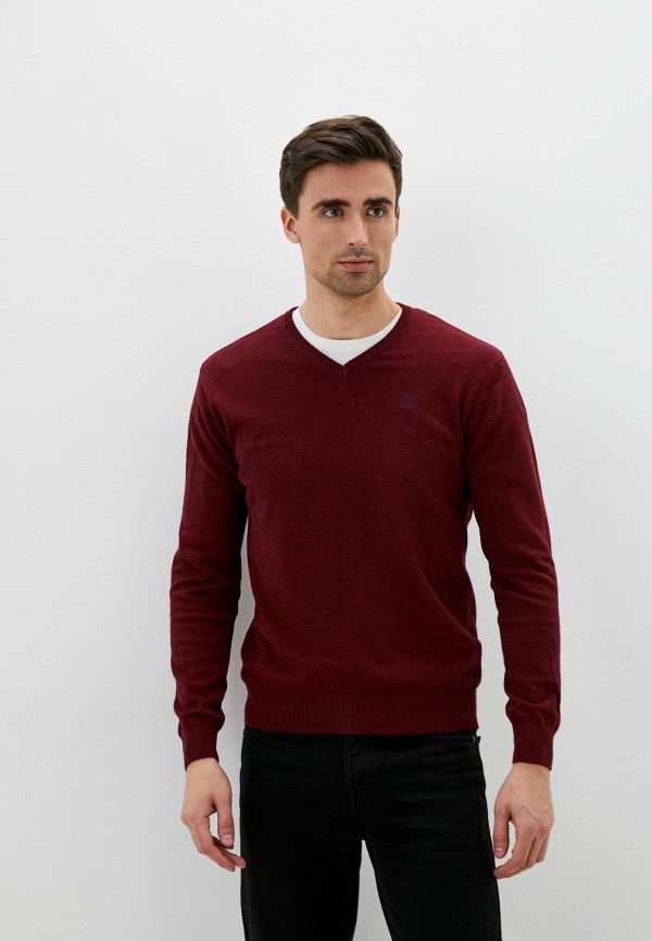 Пуловер El Caballo Sevilla 1892 цвет бордовый 