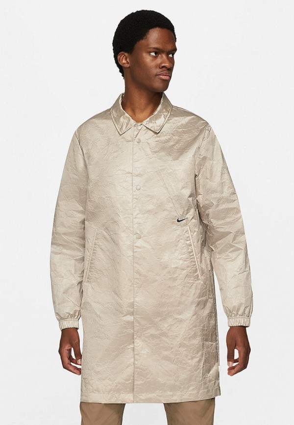

Куртка спортивная Nike, Серебряный, M NSW STE LONG COACHES JKT