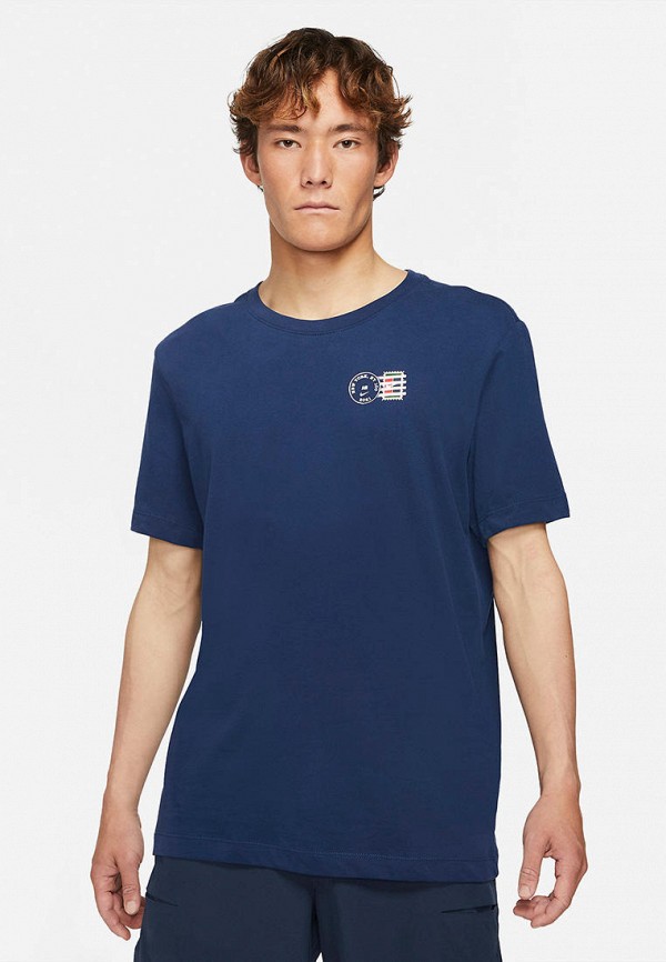 

Футболка спортивная Nike, Синий, M NKCT DF TEE NYC POSTCARD