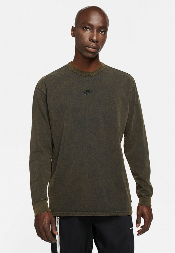

Лонгслив спортивный Nike, Хаки, M NSW TEE LS PREMIUM ESSNTL