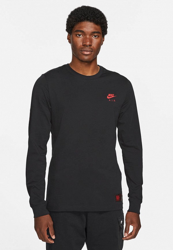 

Лонгслив спортивный Nike, Черный, M NSW TEE LS MECH AIR
