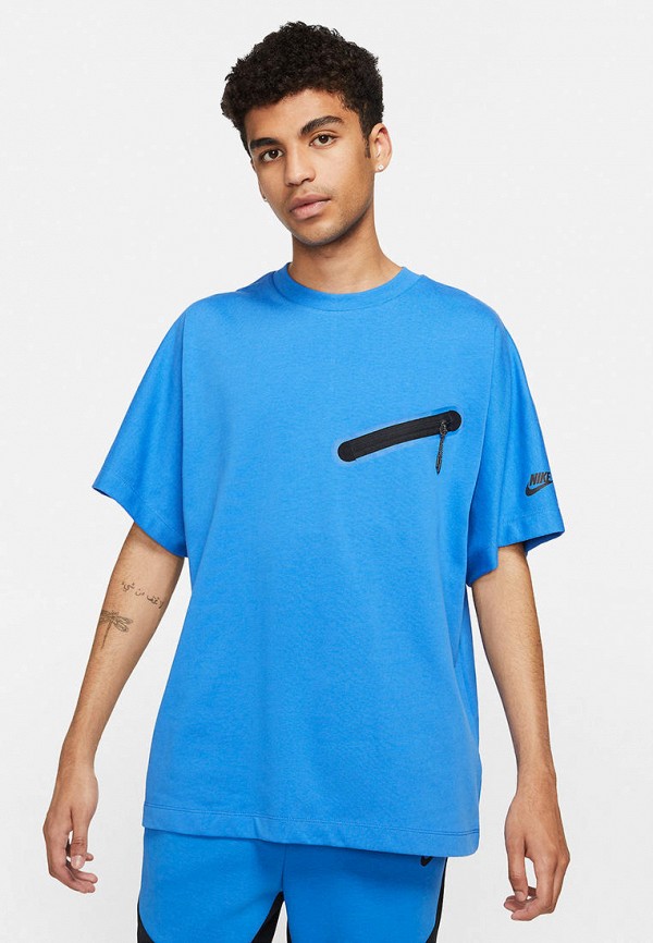 

Футболка спортивная Nike, Голубой, M NSW DF TE SS TOP