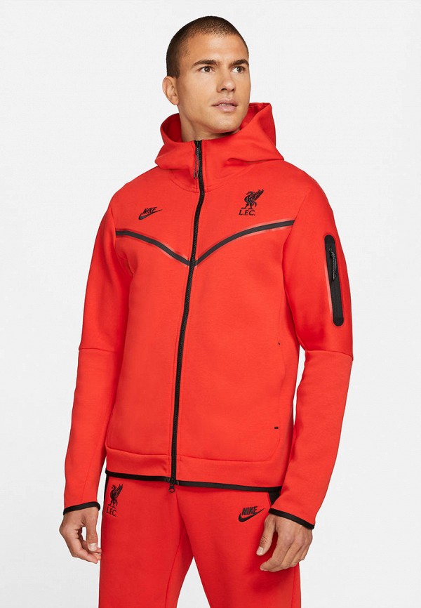 

Толстовка Nike, Красный, LFC M NSW TCH FLC HOODIE FZ WR