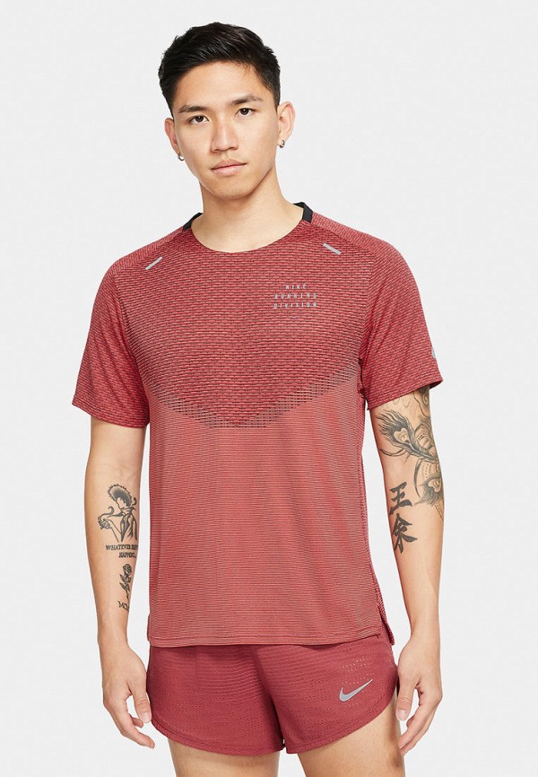 

Футболка спортивная Nike, Розовый, M NK DFADV RUN DVN TECHKNIT SS