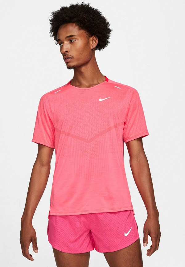

Футболка спортивная Nike, Розовый, M NK DFADV TECHKNIT ULTRA SS