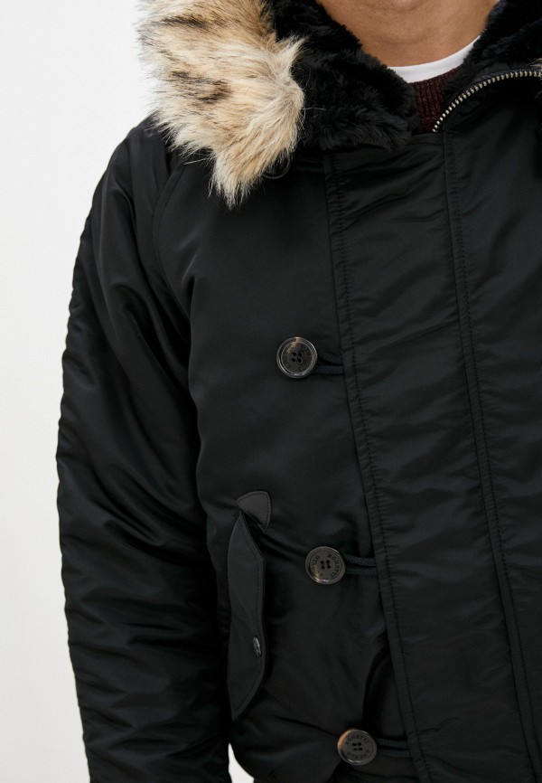 Куртка утепленная Angelo Bonetti цвет черный  Фото 5