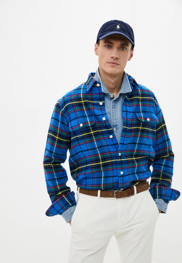 

Рубашка Polo Ralph Lauren, Синий, Polo Ralph Lauren MP002XM1HS1N