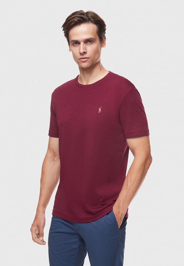 

Футболка Polo Ralph Lauren, Бордовый, Polo Ralph Lauren MP002XM1HS4H