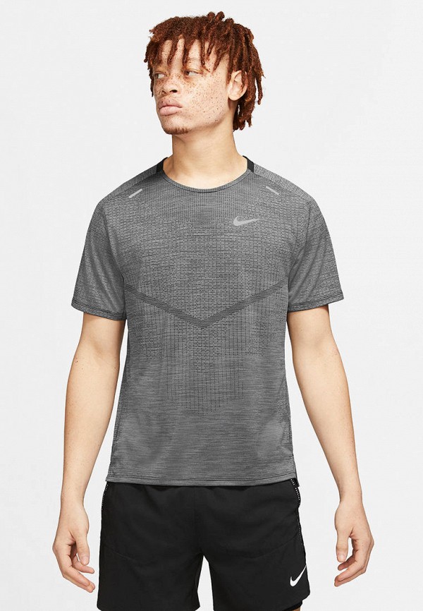 

Футболка спортивная Nike, Серый, M NK DFADV TECHKNIT ULTRA SS