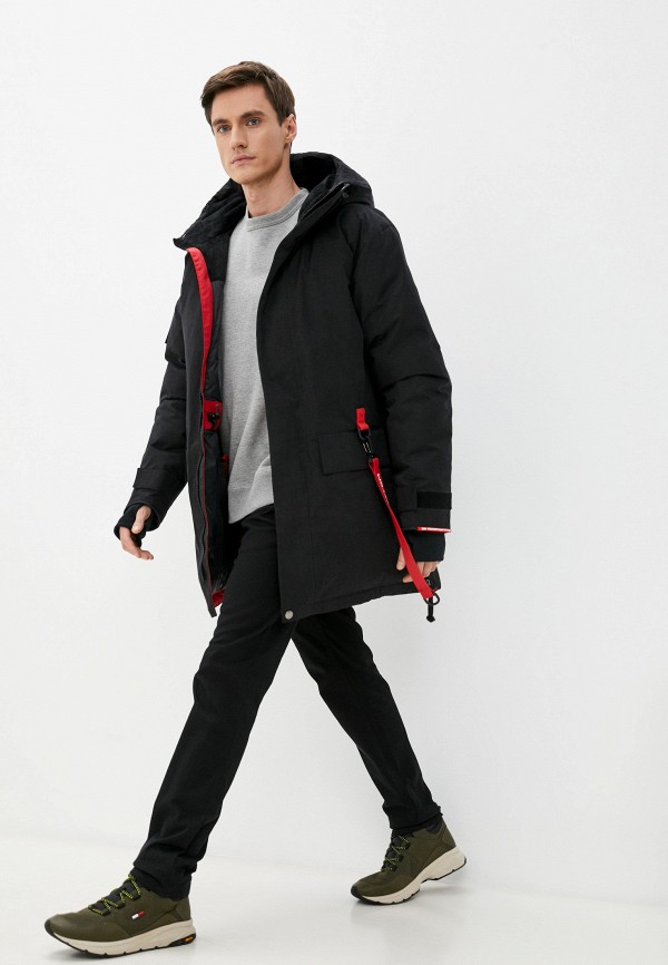 Пуховик Bask черный, размер 52, фото 2