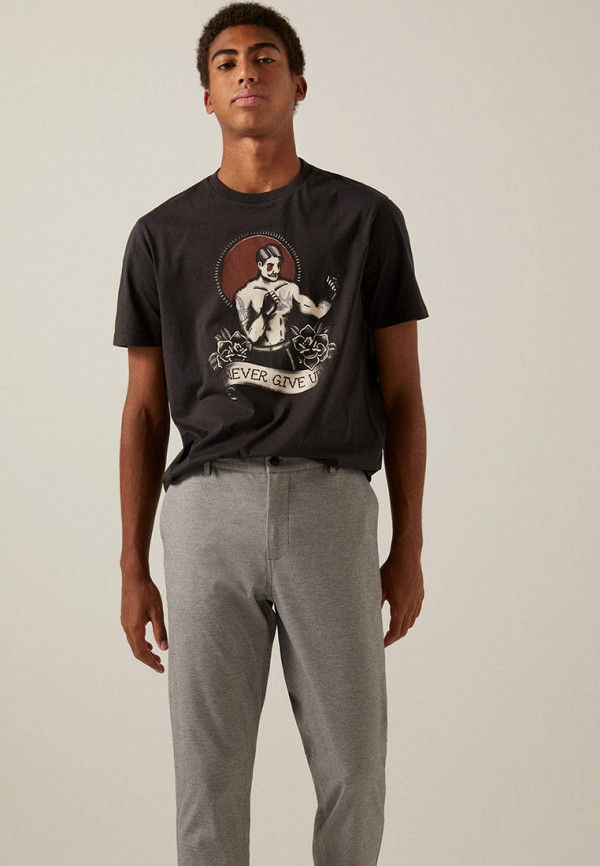 

Футболка Springfield, Серый, Springfield MP002XM1HVCX