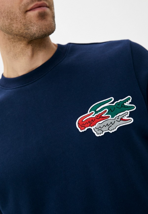 Свитшот Lacoste цвет синий  Фото 4