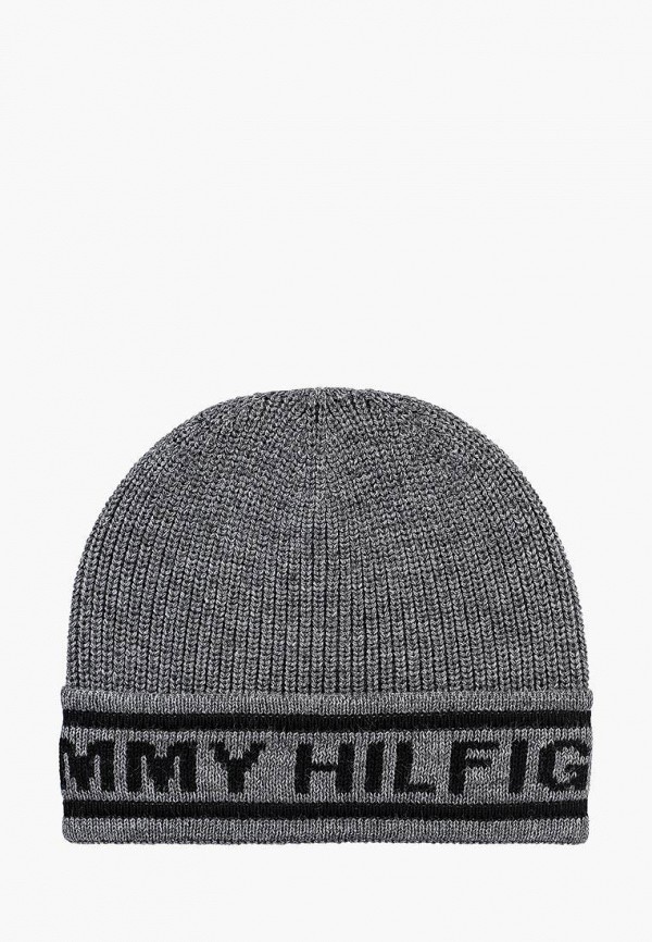 

Шапка Tommy Hilfiger, Серый, Tommy Hilfiger MP002XM1HWE4