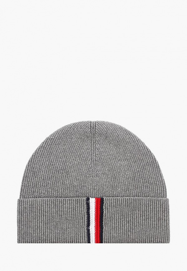 

Шапка Tommy Hilfiger, Серый, TH RIB BEANIE