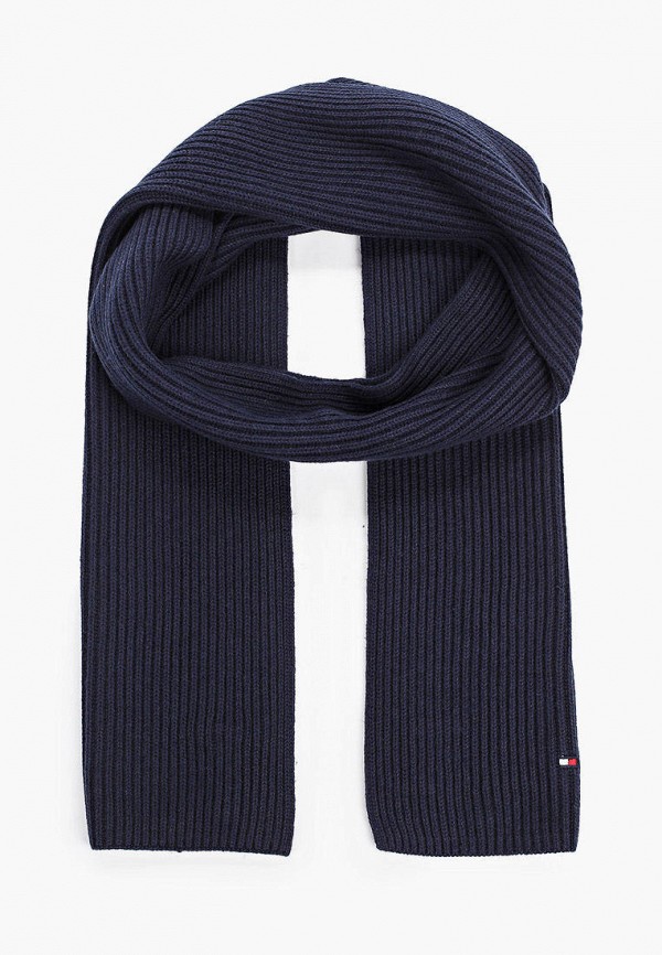 

Шарф Tommy Hilfiger, Синий, PIMA COTTON SCARF