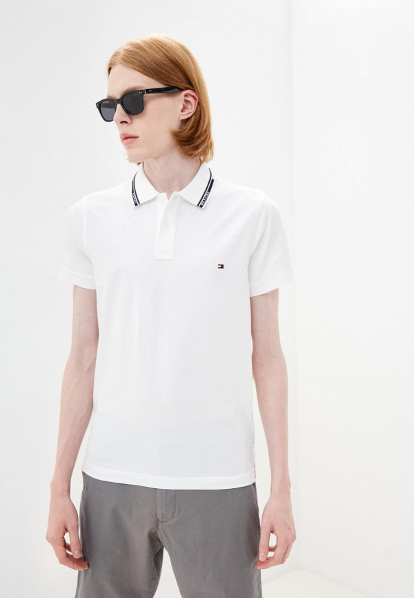 

Поло Tommy Hilfiger, Белый, Tommy Hilfiger MP002XM1HWGM