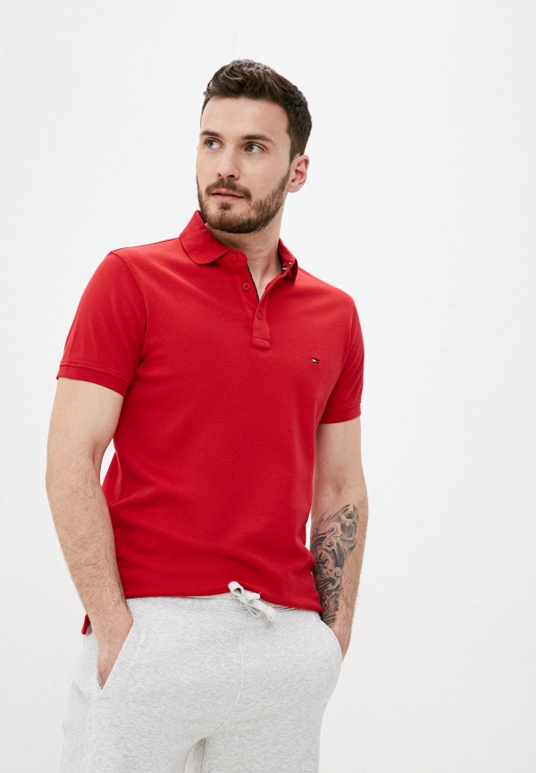 

Поло Tommy Hilfiger, Красный, Tommy Hilfiger MP002XM1HWGW