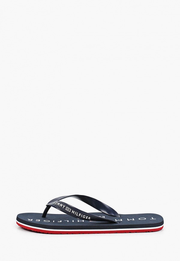 

Сланцы Tommy Hilfiger, Синий, HILFIGER PRINT BEACH SANDAL
