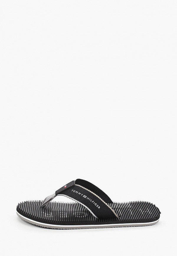 

Сланцы Tommy Hilfiger, Черный, MASSAGE FOOTBED BEACH SANDAL