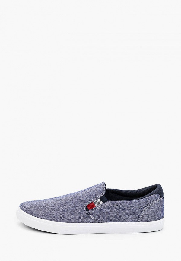 

Слипоны Tommy Hilfiger, Синий, ESSENTIAL SLIP ON CHAMBRAY VULC