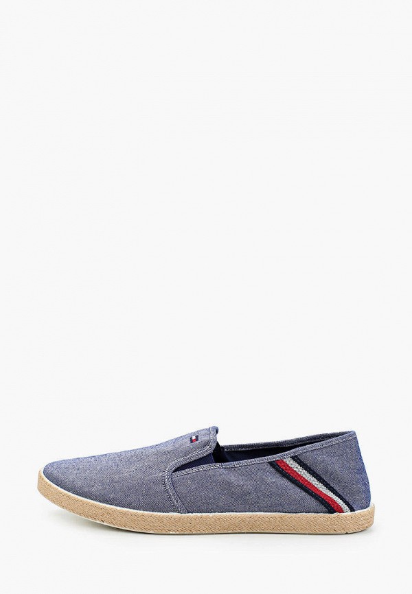 

Эспадрильи Tommy Hilfiger, Синий, SPRING RWB CHAMBRAY SLIP ON