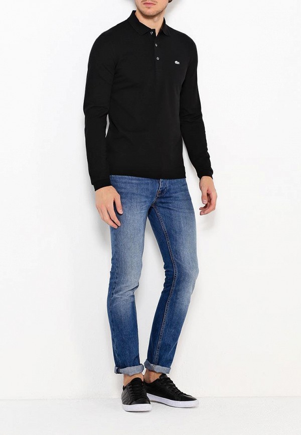 

Поло Lacoste, Черный, Lacoste MP002XM1HWNP
