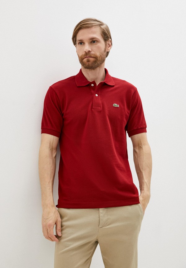 

Поло Lacoste, Бордовый, Lacoste MP002XM1HWOL