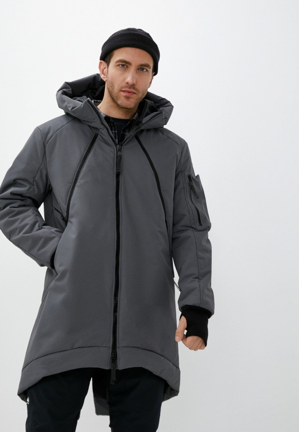 Куртка утепленная Bobsyouruncle серого цвета