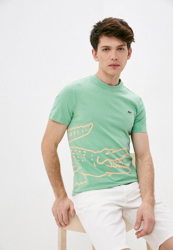 

Футболка Lacoste, Зеленый, Lacoste MP002XM1HXDW
