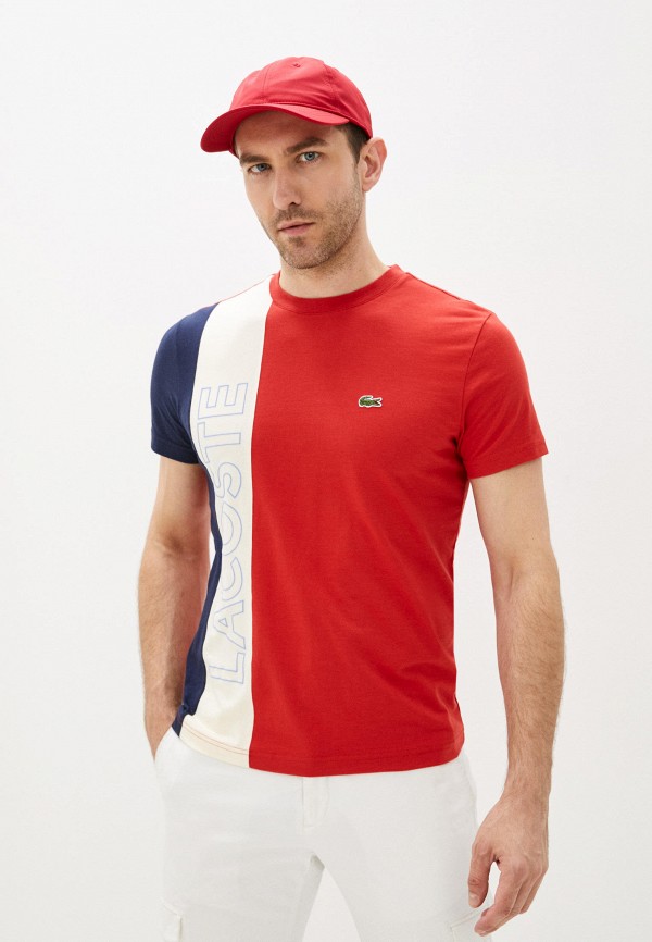 

Футболка Lacoste, Красный