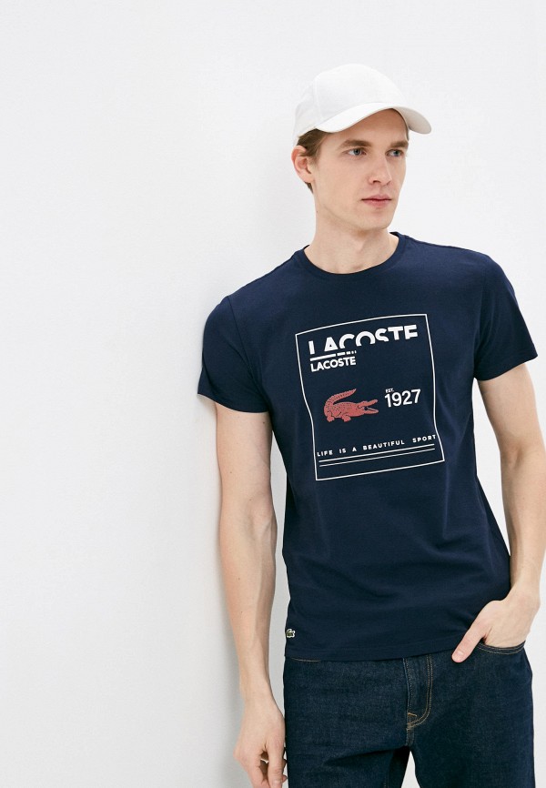 

Футболка Lacoste, Синий