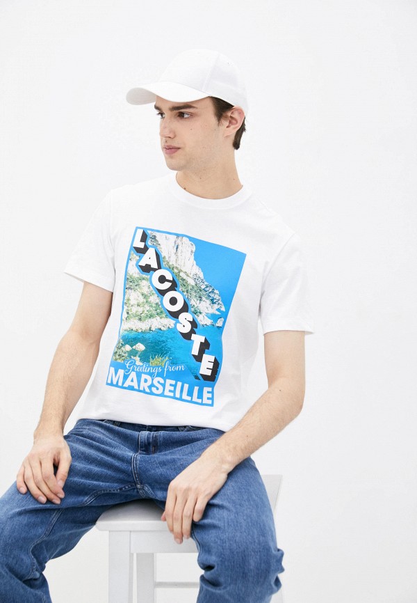 

Футболка Lacoste, Белый, Lacoste MP002XM1HXE8