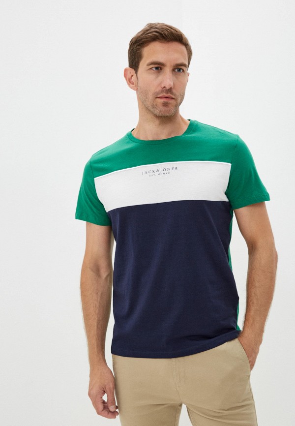 

Футболка Jack & Jones, Синий, Jack & Jones MP002XM1HYOY